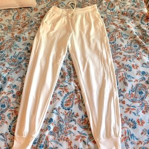 Rachel Zoe white jogger pants